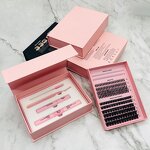 Cashmere Lash Cluster Kit Factory - C Curl Wispy 3D Volume