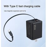 65W Gan Wall Charger Supplier - Retractable Cable Fast OEM