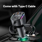 4 in 1 Car Wireless Charger Supplier - PD60W Retractable OEM