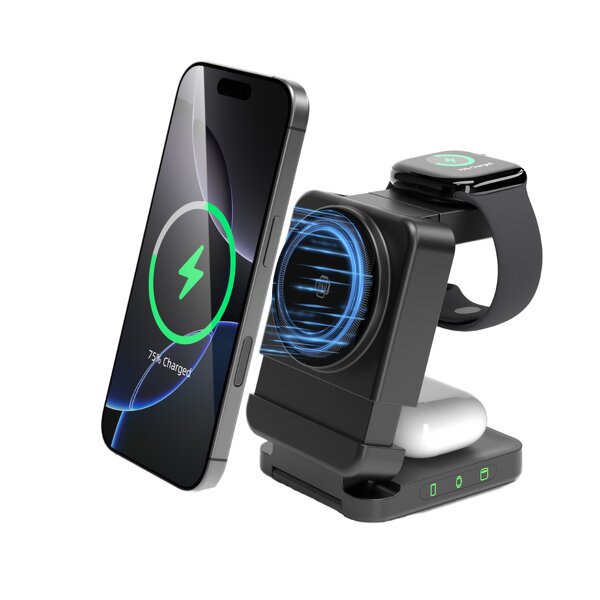 3 in 1 Wireless Watch Charger Supplier - Folding OEM/ODM Custom