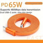 60W Fast Charging Cable Supplier - Orange Double C 480Mbps OEM