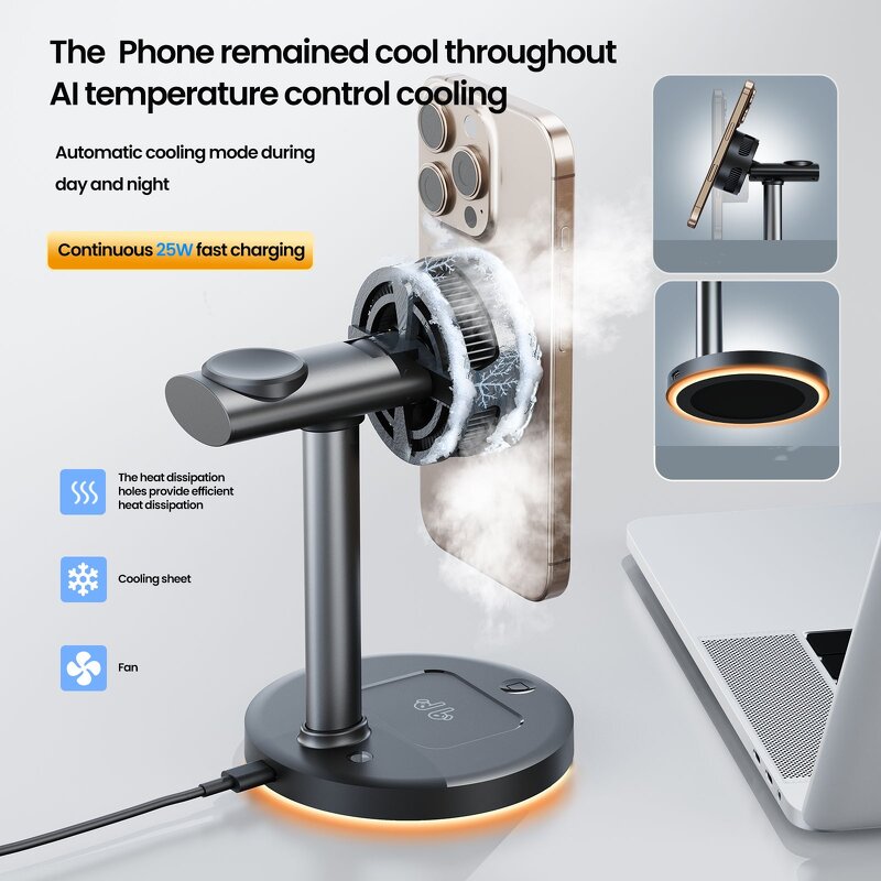 Luxury Wireless Charger Station Supplier - TEC Cooling Fan OEM