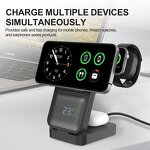 Foldable 15W Wireless Charger Manufacturer - OEM Multi-Device Office