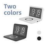 4 in 1 Wireless Charger Manufacturer - Desk Clock Makeup Mirror OEM