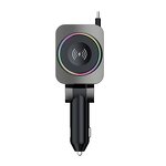 4 in 1 Car Wireless Charger Factory - PD60W Retractable Cable