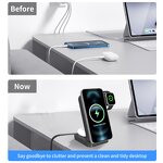 Foldable 15W Wireless Charger Manufacturer - OEM Multi-Device Office