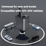 Dual Car Charger Adapter Supplier - Wholesale Retractable Cable