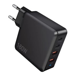 160W Gan Wall Charger Factory - 4 Port PD Fast Charger OEM