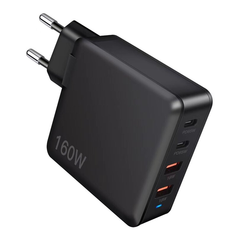 160W Gan Wall Charger Factory - 4 Port PD Fast Charger OEM