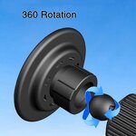 Glass Vacuum Phone Stand Supplier - 360 Degree Rotation Perfume OEM