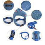 Dog Harness Set Manufacturer - OEM/ODM Custom Logo Teddy Fleece Adjustable