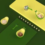 Pet Water Bowl Factory - OEM/ODM 3 in 1 Avocado Feeding Bowl Set