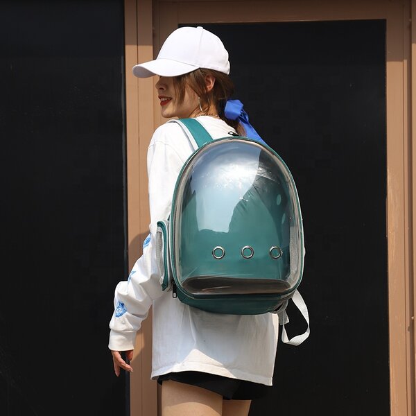 Pet Backpack Manufacturer - OEM/ODM Transparent Space Capsule Breathable Bag