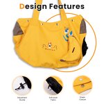 Pet Backpack Factory - OEM/ODM Banana Shape Carrier with Poop Bag Holder