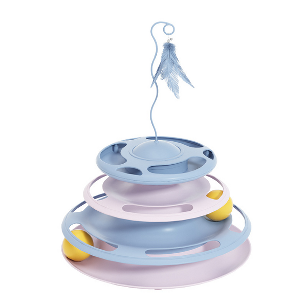 Interactive Cat Toy Factory - OEM/ODM Waterproof Puzzle Feeder PP Material