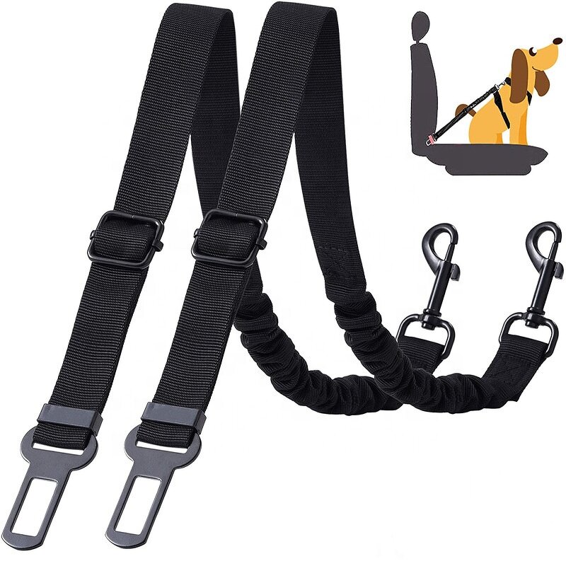Pet Seat Belt Factory - OEM/ODM Adjustable Universal Elastic Nylon Belt
