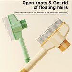 Pet Grooming Brush Factory - OEM/ODM Self-Cleaning Shedding Pet Comb