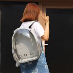 Pet Backpack Manufacturer - OEM/ODM Transparent Space Capsule Breathable Bag