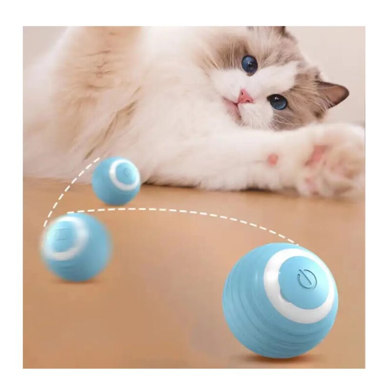 Interactive Cat Toy Manufacturer - OEM/ODM Automatic 360 Self-Rotating Ball