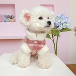 Pet Waistcoat Factory - OEM/ODM Plaid Keep Warm with Leash Buckle