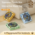 Interactive Cat Toy Manufacturer - OEM/ODM Maze Ball with Squeaker Puzzle