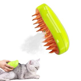 Pet Brush Manufacturer - OEM/ODM New Self Cleaning Steam Cat Brush