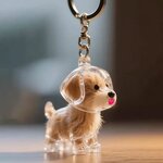 Pet Hair Memorial Factory - OEM/ODM Transparent Kawaii Keychain Pendant