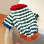 Dog Knit Sweater Manufacturer - OEM/ODM Colourful Striped Vintage Pullover