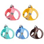 Dog Harness Set Factory - OEM/ODM Custom Logo Colorful Checked Pattern