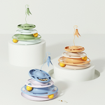 Interactive Cat Toy Factory - OEM/ODM Waterproof Puzzle Feeder PP Material