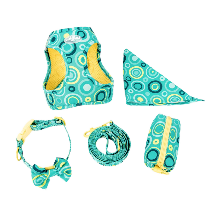 Dog Leash Set Manufacturer - OEM/ODM Custom Logo Polyester with Poop Bag Holder