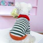 Dog Knit Sweater Manufacturer - OEM/ODM Colourful Striped Vintage Pullover
