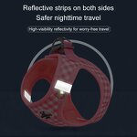 Dog Harness Set Factory - OEM/ODM Custom Logo Colorful Checked Pattern