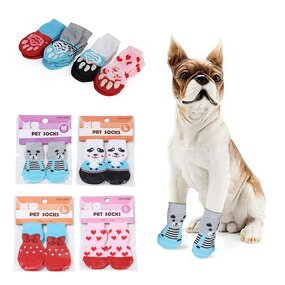 Pet Socks Manufacturer - OEM/ODM Christmas Carteon Print Anti Slip