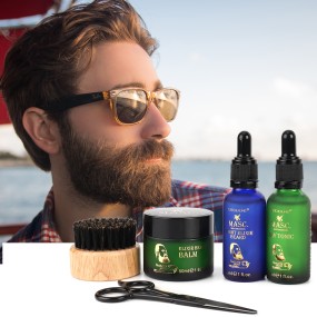 Beard Oil Care Sets Supplier - OEM 100% Naturally Derived Treatment