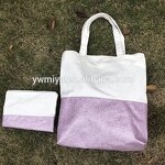Tote Bags Factory - OEM/ODM Sequined Multi-color Lighting Canvas Tote Set