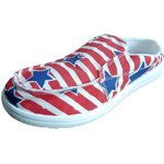 Canvas Sneakers Manufacturer - OEM/ODM United States Strip Star Printed Flat