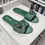 Lady Sandals Manufacturer - OEM/ODM Diamond Beaded Heart Buckle Open Toe