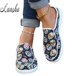 Boat Shoes Factory - OEM/ODM Bohemia Floral Print Slip-on Soft TPR Sole
