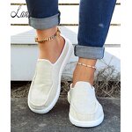 Boat Shoes Factory - OEM/ODM Bohemia Floral Print Slip-on Soft TPR Sole