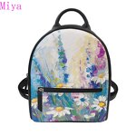 Children Backpack Manufacturer - OEM/ODM Custom Logo Floral Print PU Leather Backpack
