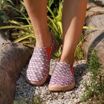 Canvas Loafers Factory - OEM/ODM Leopard Bohemia Floral Print Slip-on