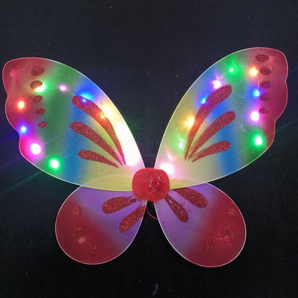 Angel Wings Manufacturer - OEM/ODM Beautiful LED Light Colorful Butterfly Wings