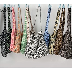 Canvas Bag Factory - OEM/ODM Korean Leopard Print Zipper Large Capacity Shoulder