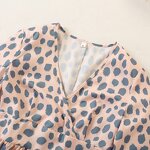 Mother Daughter Dress Manufacturer - OEM/ODM Princess Puff Long Sleeve V-neck Dress