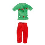 Christmas Doll Clothing Manufacturer - OEM/ODM 30cm Bobby Doll Fleece Top Pants Set