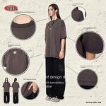 T-shirt Manufacturer - OEM/ODM Retro 230g Cotton Parent-child Round Neck