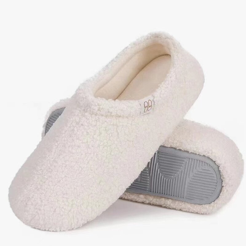 Slippers Factory - OEM/ODM Custom Logo Solid Cashmere Fur Ankle Wrap