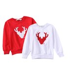 Hoodie Tops Factory - OEM/ODM Knitted Deer Pattern Pullover Fleece Hoodie