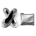 Ballet Shoes Manufacturer - OEM/ODM Custom Logo Foldable PU Leather Bow Tie